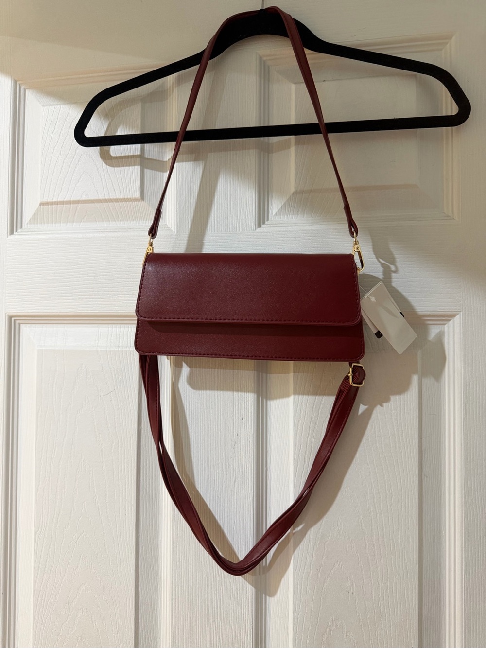 Ardene - Burgundy Faux Leather Bag